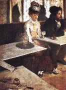Germain Hilaire Edgard Degas In a Cafe France oil painting reproduction